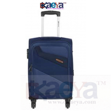 OkaeYa Safari Polyester 65 cms Blue Softsided Suitcase (Korrekt)